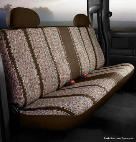 TR40 Series - Wrangler Saddleblanket Custom Fit Rear Seat Cover -&nbsp;Brown