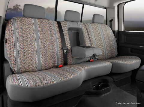 TR40 Series - Wrangler Saddleblanket Custom Fit Rear Seat Cover -&nbsp;Gray