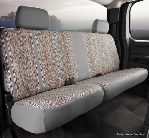 TR40 Series - Wrangler Saddleblanket Custom Fit Rear Seat Cover -&nbsp;Gray