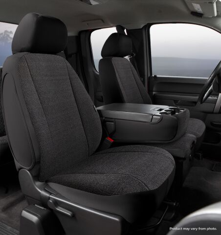 TR40 Series - Wrangler Saddleblanket Custom Fit Front Seat Cover - Solid&nbsp;Black