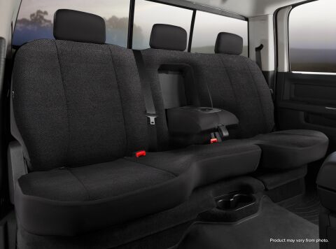 TR40 Series - Wrangler Saddleblanket Custom Fit Rear Seat Cover - Solid&nbsp;Black