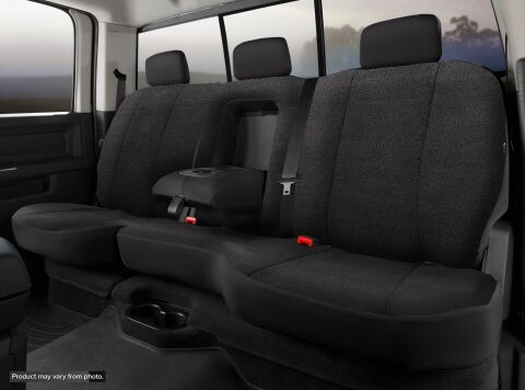 TR40 Series - Wrangler Saddleblanket Custom Fit Rear Seat Cover - Solid&nbsp;Black