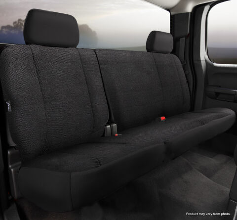TR40 Series - Wrangler Saddleblanket Custom Fit Rear Seat Cover - Solid&nbsp;Black