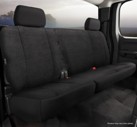 TR40 Series - Wrangler Saddleblanket Custom Fit Rear Seat Cover - Solid&nbsp;Black
