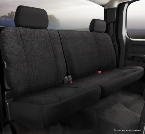 TR40 Series - Wrangler Saddleblanket Custom Fit Rear Seat Cover - Solid&nbsp;Black