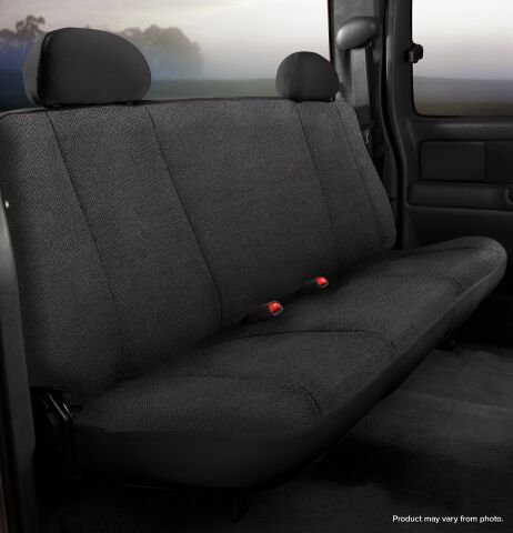 TR40 Series - Wrangler Saddleblanket Custom Fit Rear Seat Cover - Solid&nbsp;Black