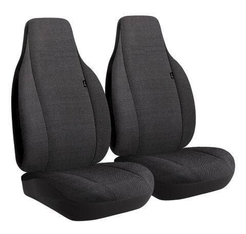 TR40 Series - Wrangler Saddleblanket Custom Fit Front Seat Cover - Solid&nbsp;Black