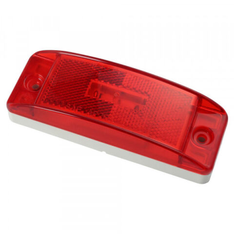 SuperNova® Sealed Turtleback® II LED Clearance Marker Lights, Red, Male&nbsp;Pin
