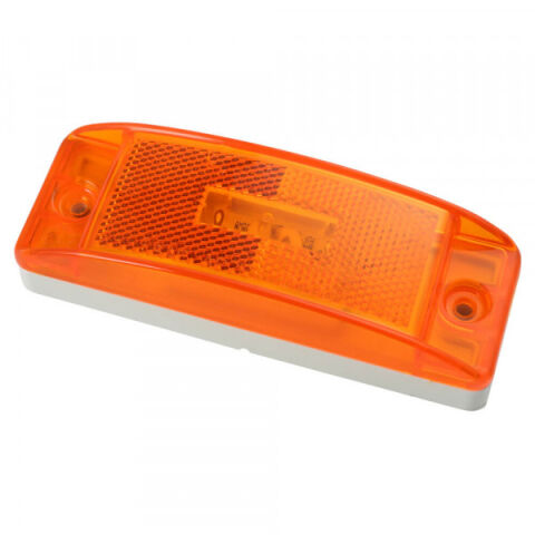 SuperNova® Sealed Turtleback® II LED Clearance Marker Lights, Amber, Male&nbsp;Pin