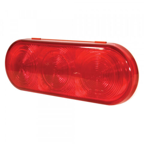 Grote Select Oval LED Stop Tail Turn Lights, Red, Female&nbsp;Pin