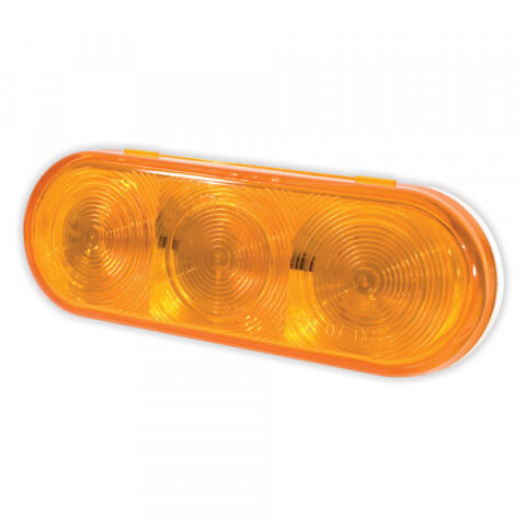 Grote Select Oval LED Stop Tail Turn Lights, Amber, Female&nbsp;Pin