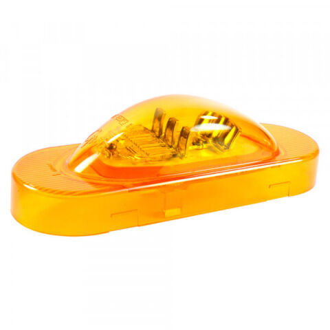 SuperNova® Oval LED Side Turn Marker Lights, Amber, Grommet Mount, Male&nbsp;Pin