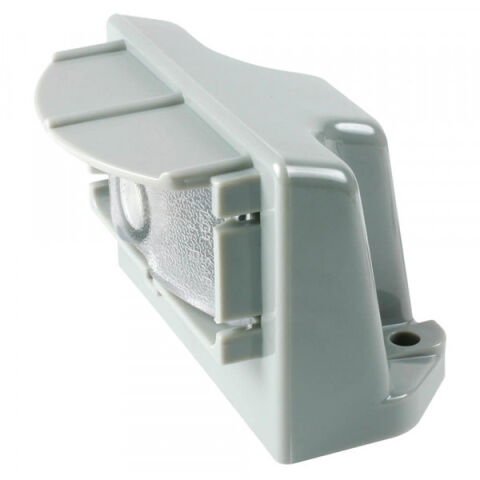 MicroNova® Multi-Volt LED License Lights, Vertical Mount,&nbsp;Gray