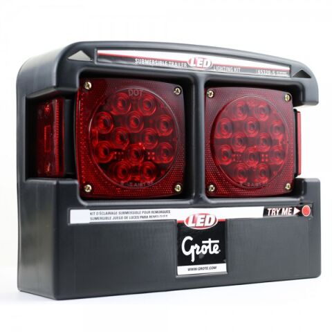 Submersible LED Trailer Lighting Kit, w/o Clearance&nbsp;Marker