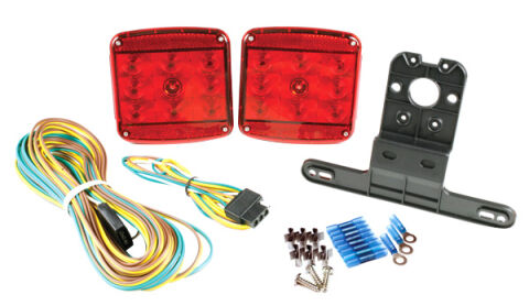 Submersible LED Trailer Lighting Kit, w/o Clearance&nbsp;Marker