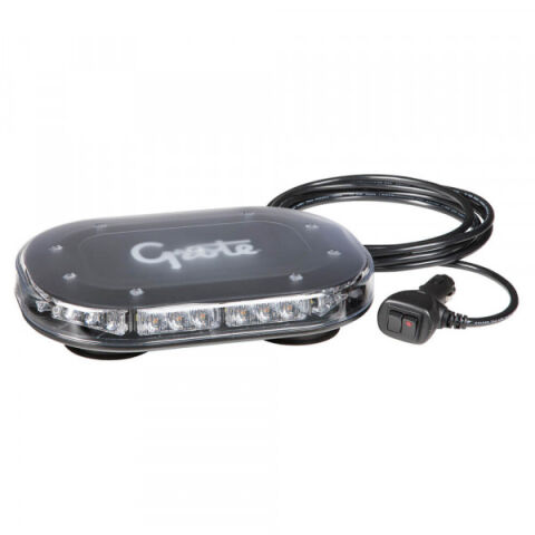 Class I Compact LED Light Bar, Magnetic Mount, Amber, 12V/24V