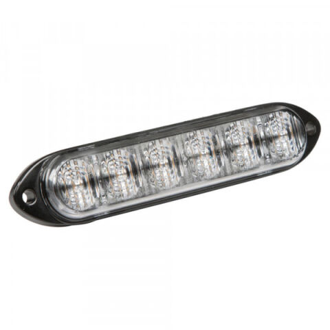 6 Diode Led Surface Mount Amber/White