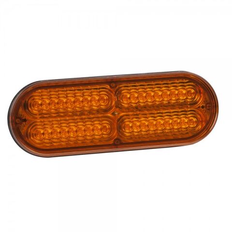 6 ? Oval Led Amber   Class 1 Grommet&nbsp;Mount