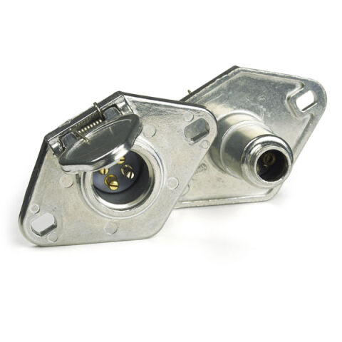 Heavy Duty 4-Way Connectors, Socket With Enclosed Terminals