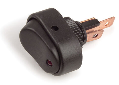 LED Rocker Switches, 30A, Green,&nbsp;12V