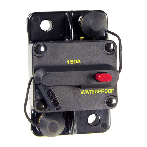 High Amperage Thermal Circuit Breaker, Single Rate,&nbsp;150A