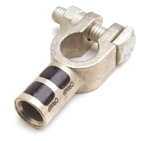 Straight Barrel Clamps, 1/0 Gauge,&nbsp;Black