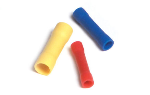 Vinyl Butt Connectors, Assorted, 22 - 10 Gauge,&nbsp;20pc