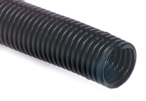 Split Flex Convoluted Tubing, Length 8', Size&nbsp;3/8