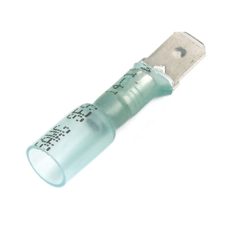 Crimp Solder & Seal Quick Disconnects, 16-14 Gauge, Male,&nbsp;25pc