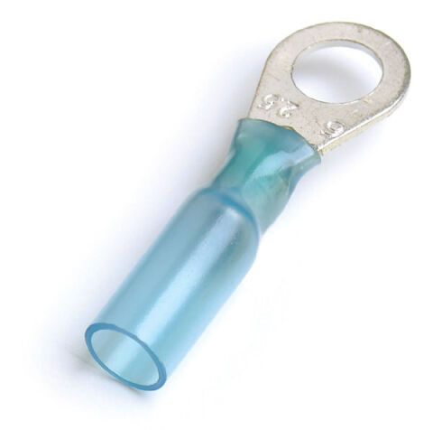 Heat Shrinkable Ring Terminals, 16 - 14 Gauge,&nbsp;15pc
