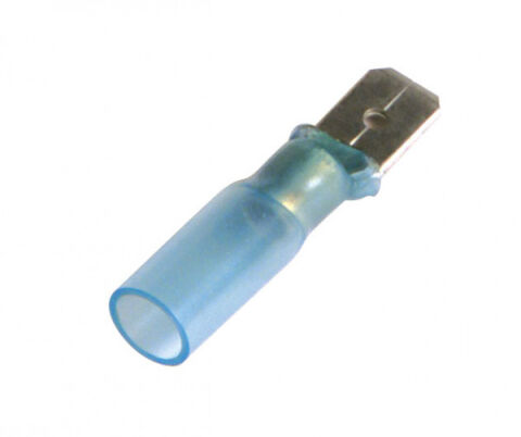 Heat Shrinkable Quick Disconnects, 16-14 Gauge, Male,&nbsp;15pc