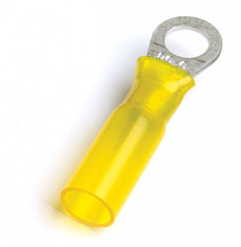 Heat Shrinkable Ring Terminals, 12 - 10 Gauge,&nbsp;15pc