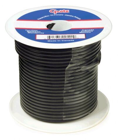 PRIMARY WIRE; 12 GAUGE; Black&nbsp;1000'