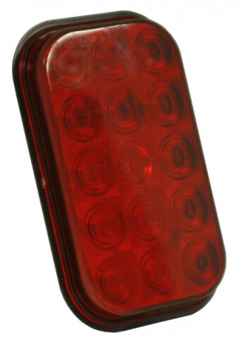 Hi Count® Rectangular LED Stop Tail Turn Lights,&nbsp;Red