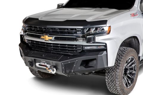 Aeroskin Hood Protector; Matte Black Low Profile