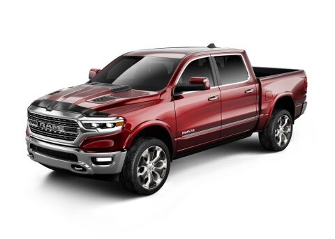 19+ Ram Rebel 1500 -  Aeroskin Low Profile Hood Protector -&nbsp;Smoke