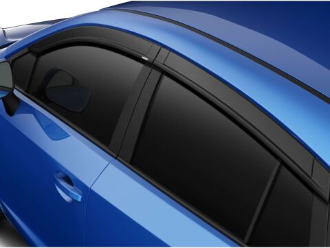Low Profile Ventvisor Deflector; Smoke; Outside Mount; 4&nbsp;pc.