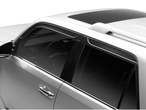 Low Profile Ventvisor Deflector; Smoke; Outside Mount; 4&nbsp;pc.