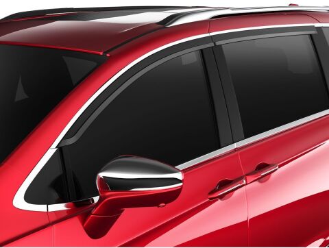 21+ Toyota Sienna Low Profile Ventvisor Outside Mount 4-Piece Set Smoke w/ Chrome&nbsp;Trim