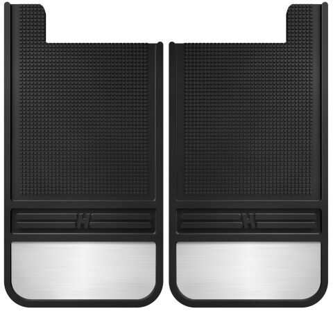 Rubber Rear Mud Flaps - 12IN w/&nbsp;Weight