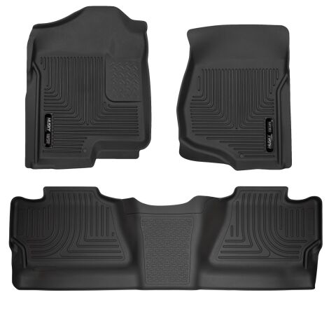 Weatherbeater - Front & 2nd Seat Floor Liners (Footwell Coverage)