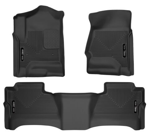Weatherbeater - Front & 2nd Seat Floor Liners (Footwell Coverage)