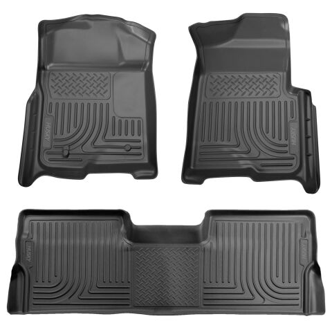 Weatherbeater - Front & 2nd Seat Floor Liners (Footwell Coverage)