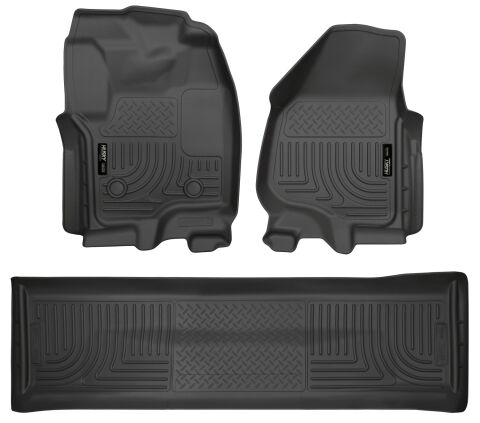 Weatherbeater - Front & 2nd Seat Floor Liners (Footwell Coverage)