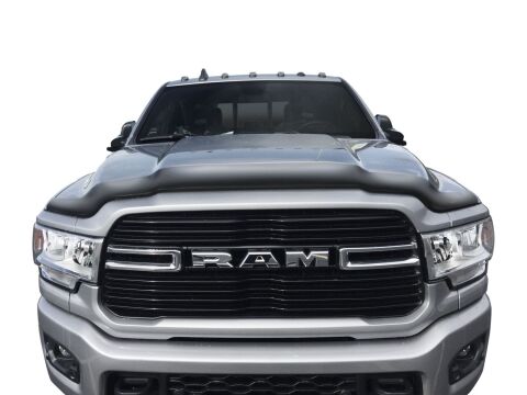 Aeroskin Hood Protector; Matte Black Low Profile