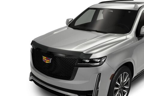 Aeroskin Hood Protector; Matte Black Low Profile