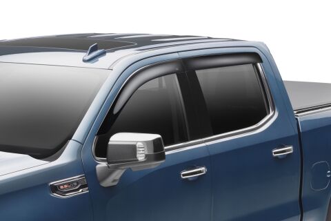 Low Profile Ventvisor Deflector; Smoke; Outside Mount; 4&nbsp;pc.