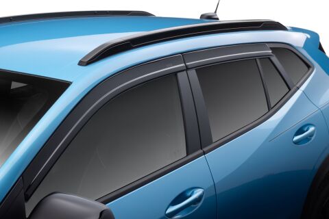 Low Profile Ventvisor Deflector; Smoke; Outside Mount; 4&nbsp;pc.