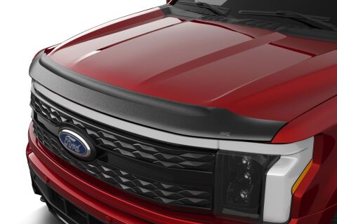 Aeroskin II Hood Protector; Matte Black Low Profile