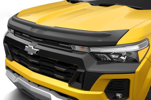 Aeroskin II Hood Protector; Matte Black Low Profile
